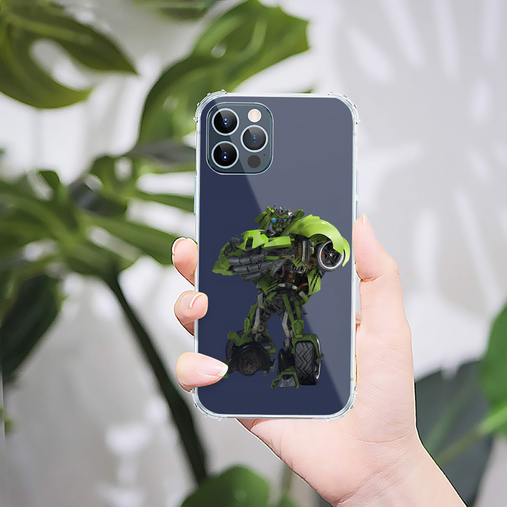 （画像用） Transformers トランスフォーマー 【iPhone 12シリーズ対応】透明スマホケース（クリアソフトケース）